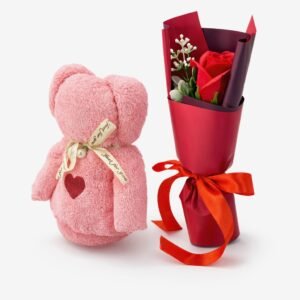 trandafiri de săpun cu ursuleț