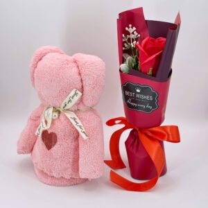 trandafiri de săpun cu ursuleț